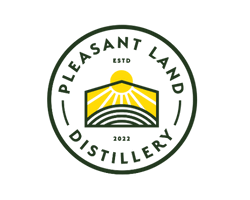 Image of pleasant land distillery logo
